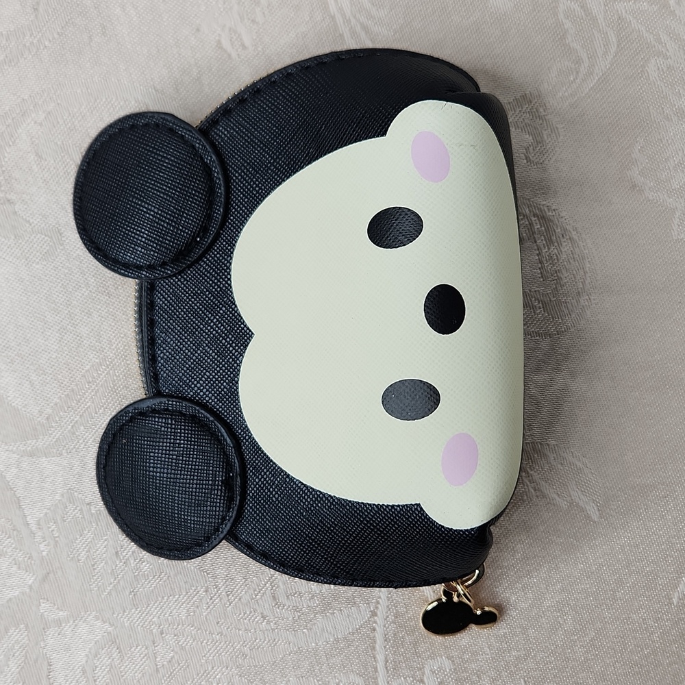 Disney Tsum Tsum Mickey Mouse head shaped coin change purse wallet pouch